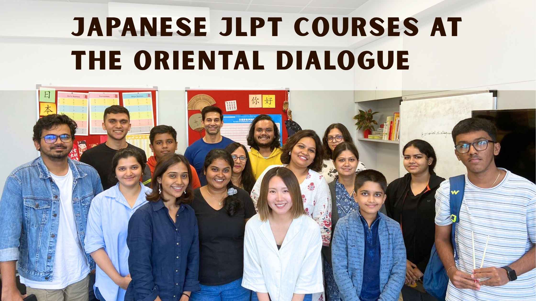 Japanese courses at The Oriental Dialogue