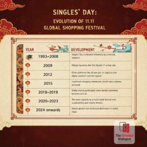 Evolution of Singles Day sale in China 11:11