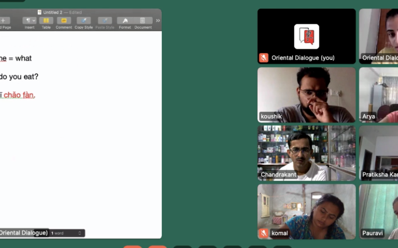 2016: Launched online classes for Mandarin Chinese.