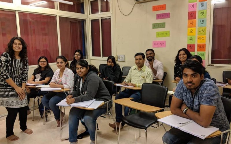 2018: Diversified by adding Korean language courses.